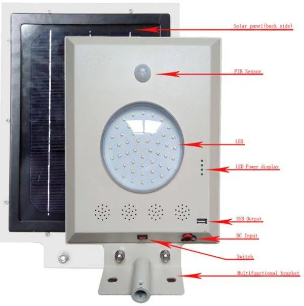 LED Integrated Solar Street Light LS-205-5W