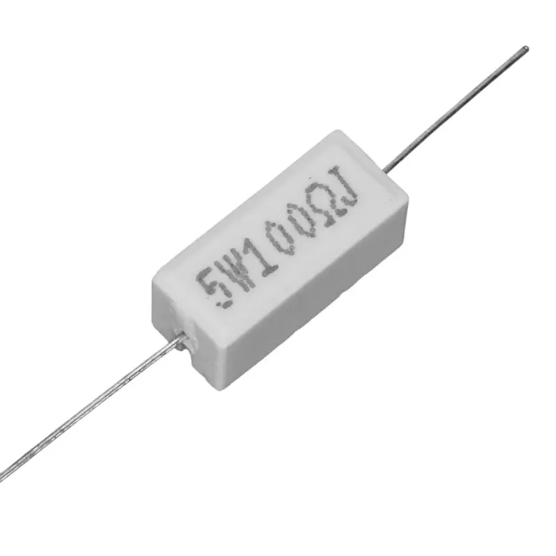 Ceramic Power Resistor 5W 100Ω Through Hole