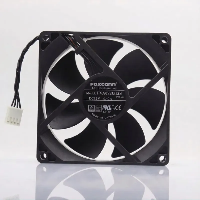 FOXCONN PVA092G12S DC Fan 12V 0.4A 92x92x25mm (Used Like New)