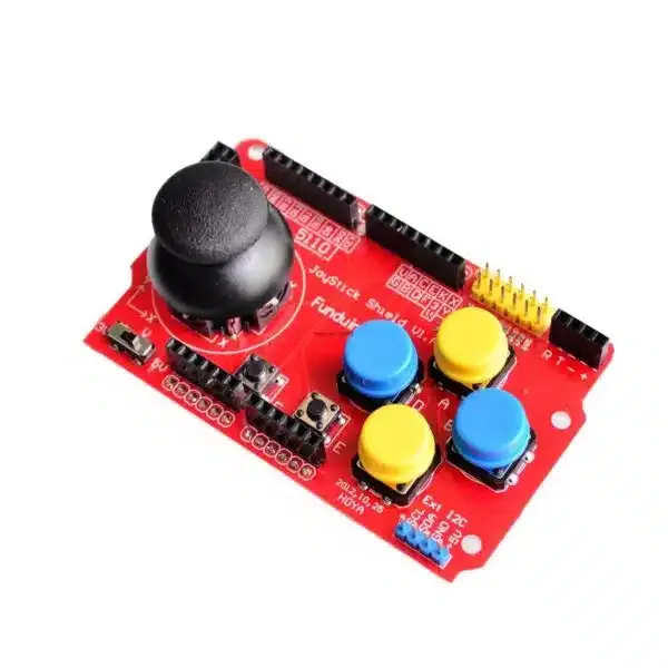 درع Joystick لـ Arduino مع واجهة شاشة Nokia 5110 وموديول nRF24L01