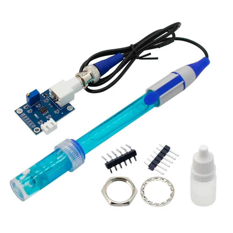 Analog pH Sensor Kit (0–14 pH, BNC Probe, 5 V)