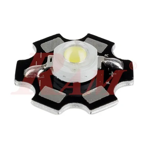 LED SMD 3W High Power White 6000-6500K With Heat Sink