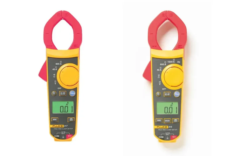 مقياس كلامب Fluke 317 بخاصية True-RMS لقياس التيار حتى 600A