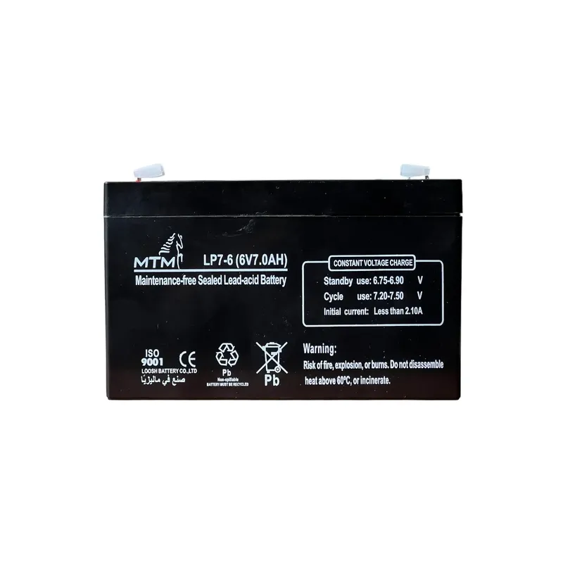 Acid Battery 6V 7Ah Sealed Lead-Acid