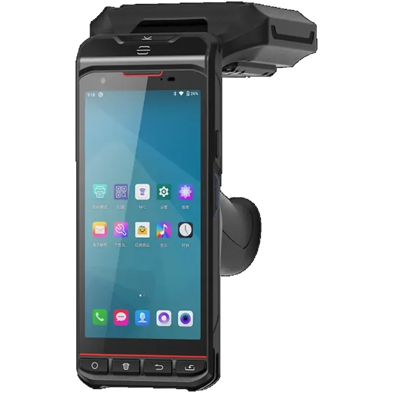 Handheld UHF RFID Reader, Android Rugged, MT6762 Octa-Core