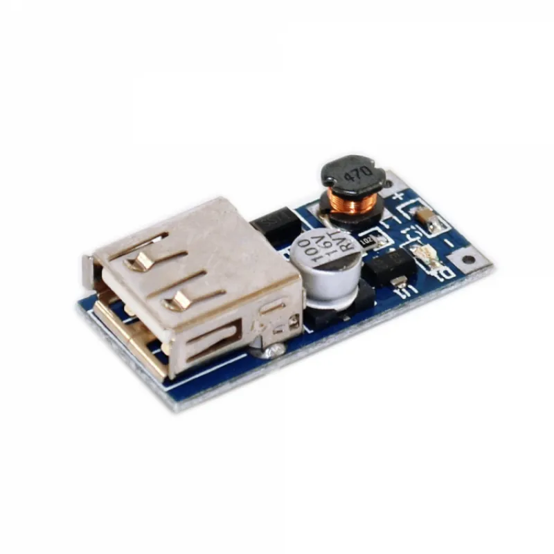 DC-DC Boost Converter 0.9–5V to 5V 600mA USB Step-Up Module