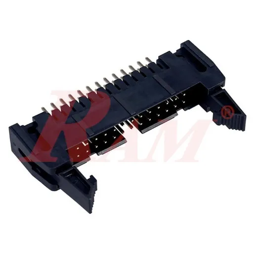 IDC26 Polarized Male Header with Latch, Straight (FRC-26)
