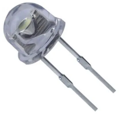 Yellow 4.8 mm Straw Hat LED