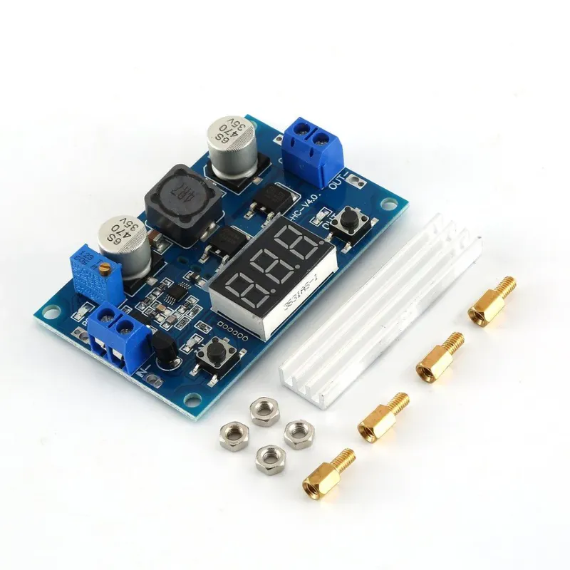 LTC1871 Boost Step-Up DC-DC Converter Module 3.5-35V with Voltmeter