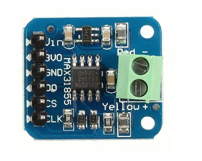 MAX31855 K-Type Thermocouple Module, SPI, -200°C to 1350°C
