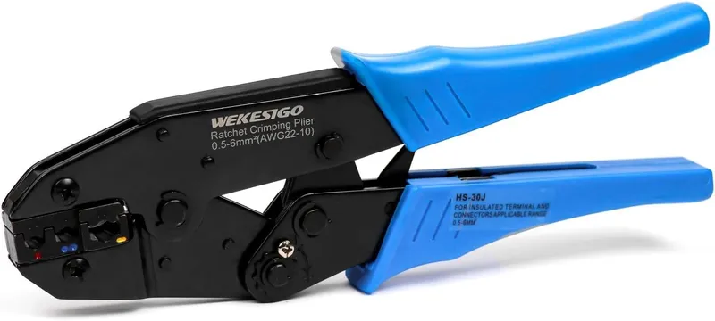 HS-30J Ratcheting Crimping Tool for Insulated Terminals 0.5-6mm²
