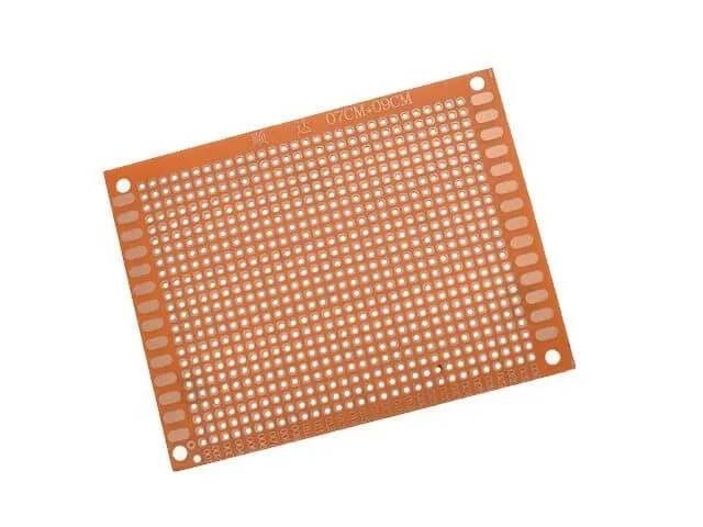 FR-2 Dotted Prototype PCB 7x9 cm, 2.54mm Pitch