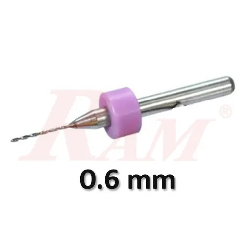 Carbide PCB Micro Drilling End Mill Bit 0.6 mm