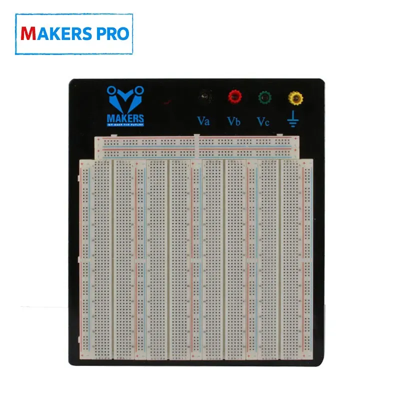 MAKERS PRO ZY-208 Breadboard 3220 Tie-Points, Metal Base