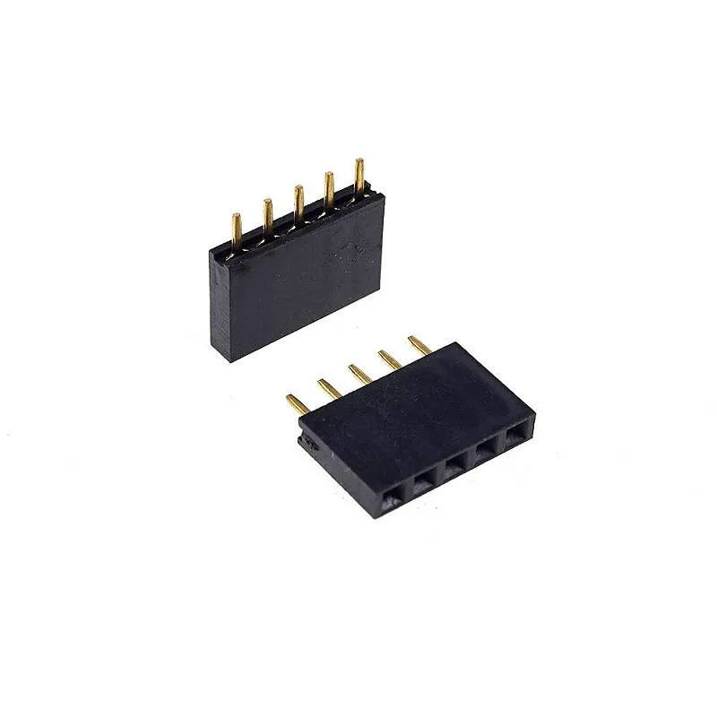 2.54mm 1x5 Female Single Row Header Strip