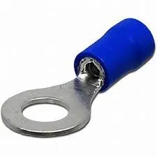 RV5.5-6 Insulated Ring Crimp Terminal, Blue