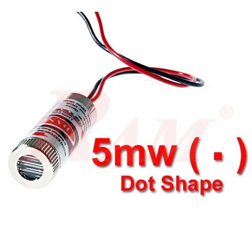 Red LASER Source 5mW Dot Beam with Focus