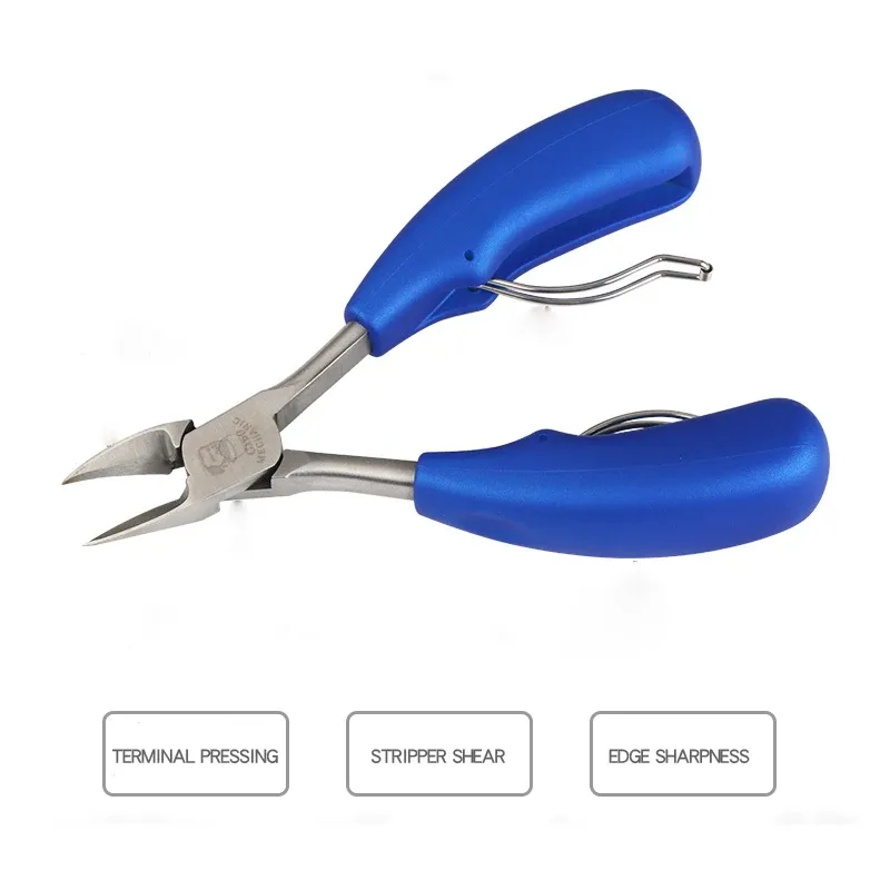 Diagonal Cutting Pliers Double Spring Soft-Cut Electronic Pliers