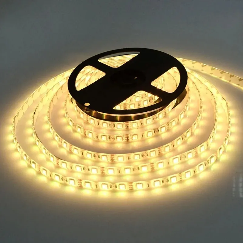 12V LED Strip Light 5m 60 LED/m 3000K Warm White IP20