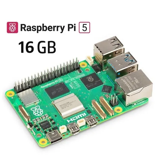 لوحة Raspberry Pi 5 بذاكرة 16 جيجابايت