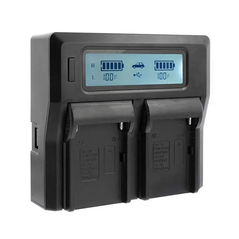 BESTON F970-DUAL Dual Battery Charger for F970 Camera Batteries