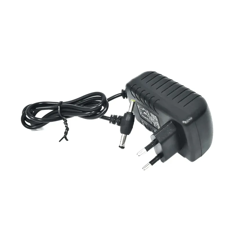 9V 1A DC Power Adapter with Dual Jack