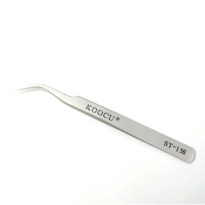 KOOCU ST-15B Curved Tilted Non-Magnetic Tweezer