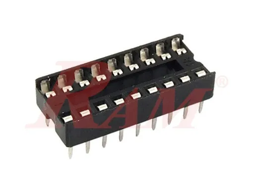 18-Pin DIP IC Socket (9+9) 2.54mm Pitch