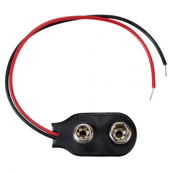 9V Battery Snap Connector with 10 cm Leads