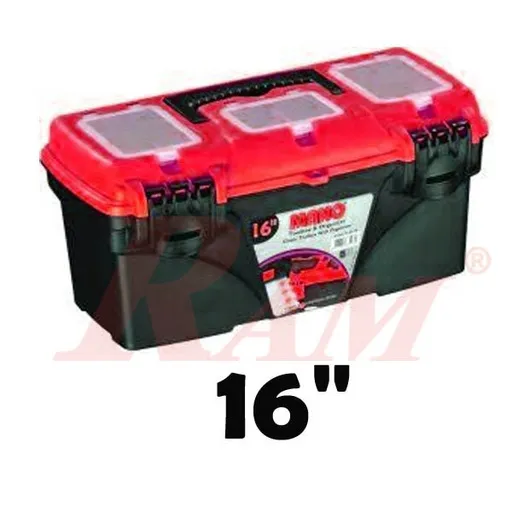 صندوق أدوات فارغ DY16C مقاس 16 بوصة مع حامل علوي