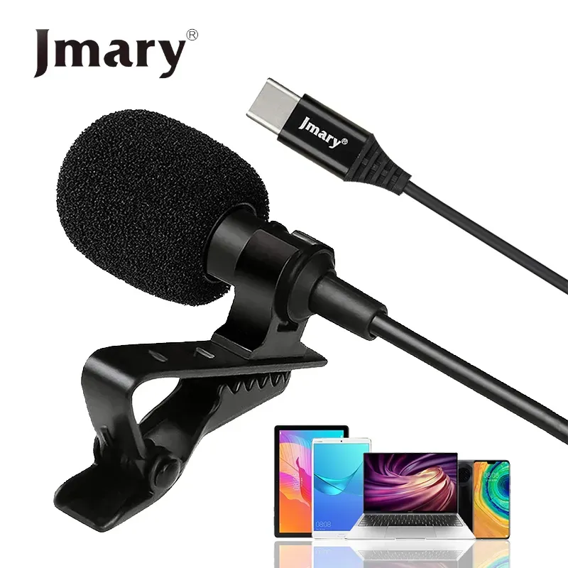 Jmary MC-R2 Condenser Lavalier Microphone with Type-C Connector