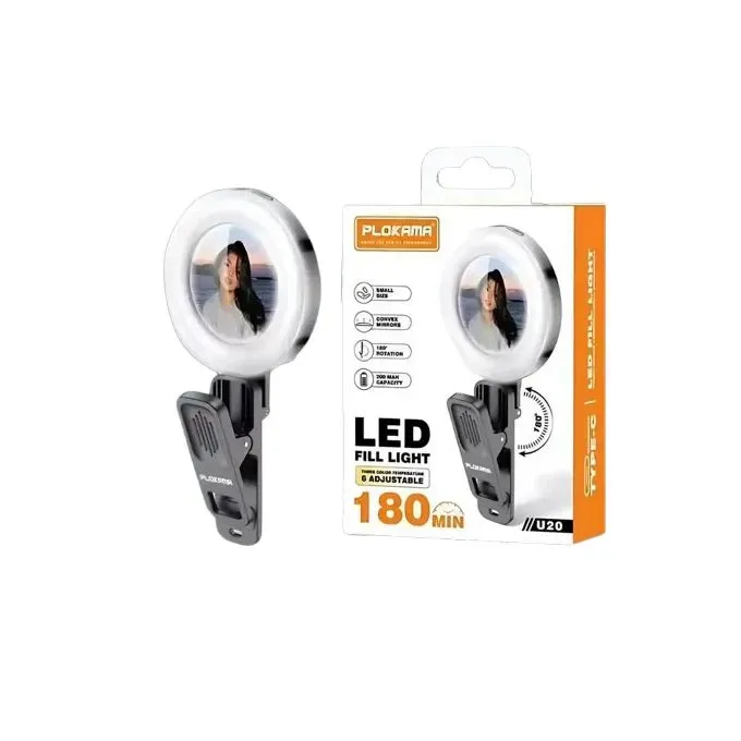 PLOKAMA U20 Mini LED Fill Light for Mobile Phones