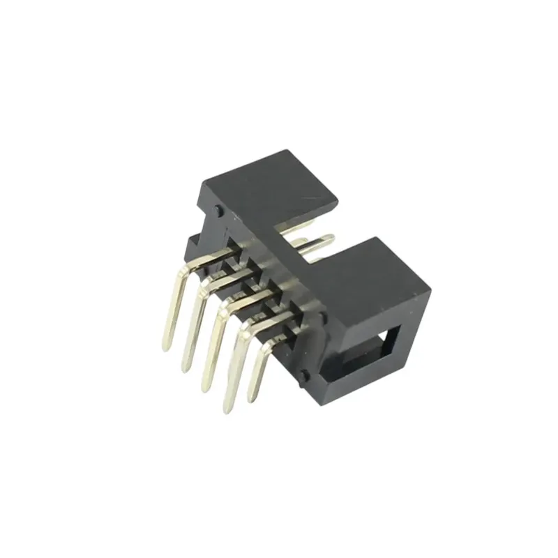 موصل IDC ذكر قائم الزاوية (FC-8) للوحات الدوائر المطبوعة، 8 أطراف، تباعد 2.54 mm