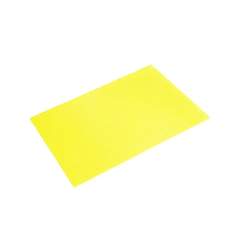 FR4-CG Fiberglass Epoxy Insulation Sheet 500x300x0.8mm Yellow