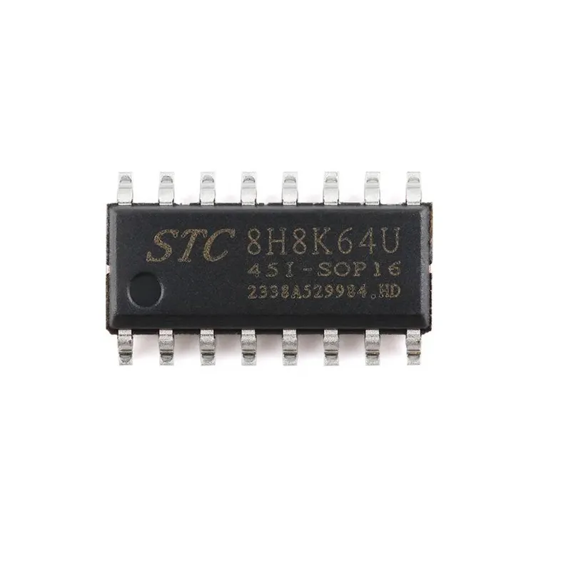STC8H8K64U-45I-SOP16 8051 MCU, 64 KB Flash, SOP-16