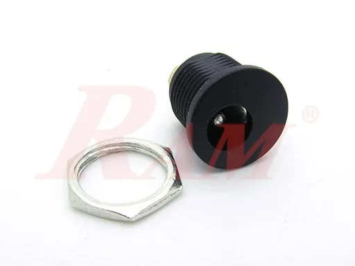 DC Power Barrel Jack Panel Mount 5.5x2.1mm (Plastic Chassis)