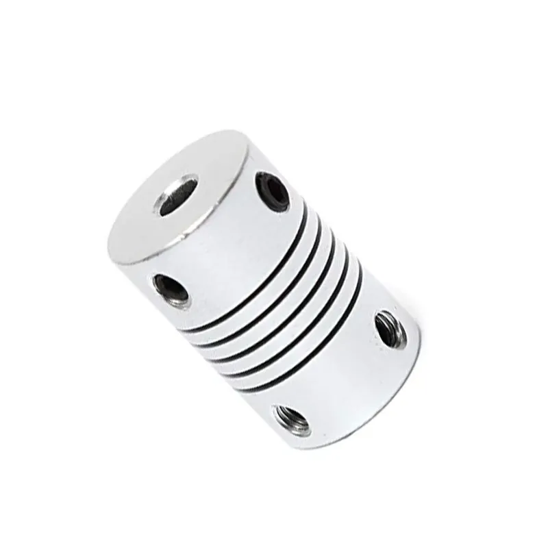 Flexible Shaft Coupler Aluminum 3mm to 6.35mm