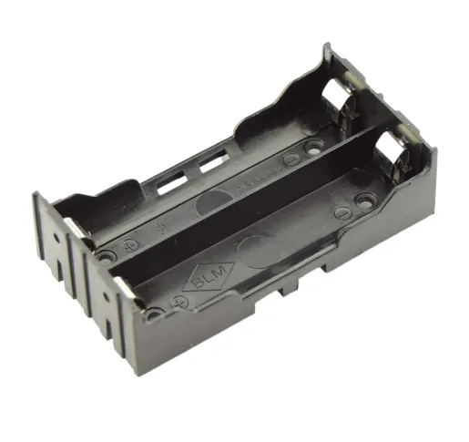 18650 Battery Holder 2-Slot with DIP Pins (Series or Parallel)