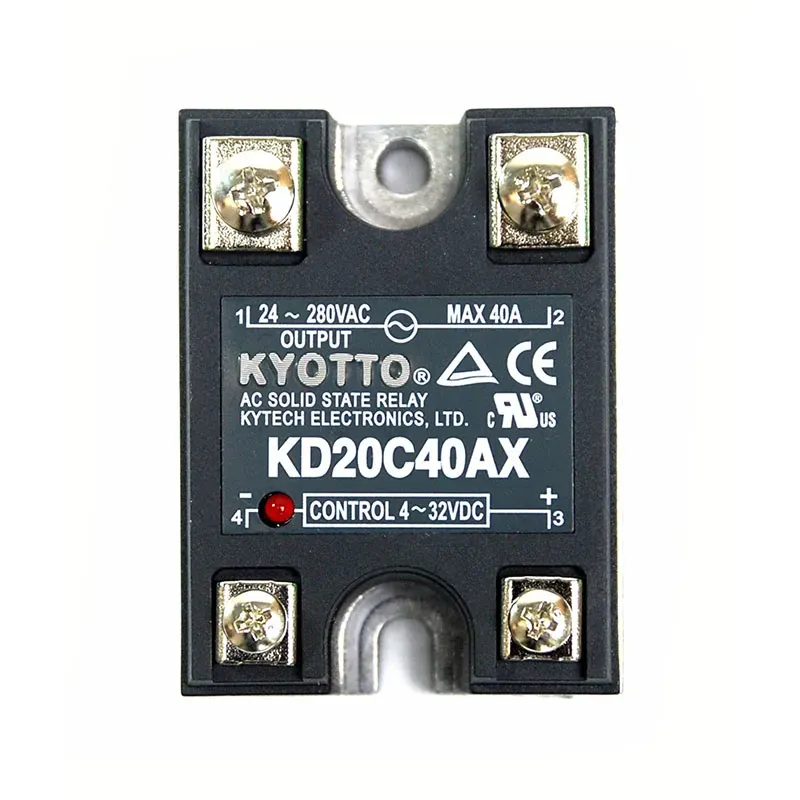 KYOTTO KD20C40AX SSR-40DA Solid State Relay DC to AC 24-380V