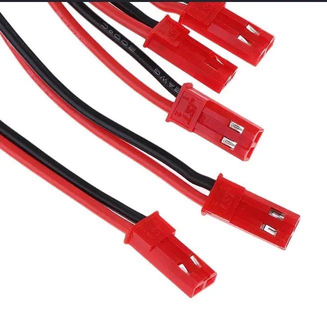 2-Pin RJ Male-to-Male Extension Cable, 50 cm, 20 AWG