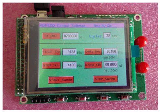 ADF4351 RF Signal Generator 35MHz-4.4GHz with TFT Touch Screen