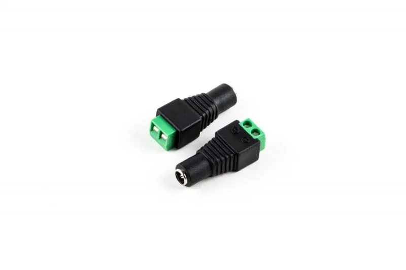 OSEPP LS-00015 Female DC Barrel Jack Adapter 5.5×2.1mm (2 pcs)