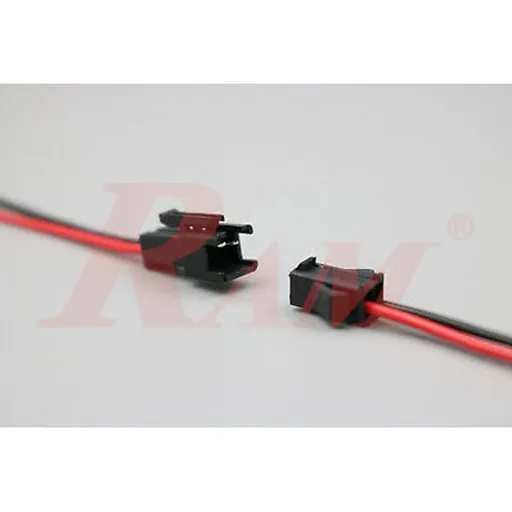كابل موصل JST SM ‏2 pin ذكر وأنثى ‏22AWG