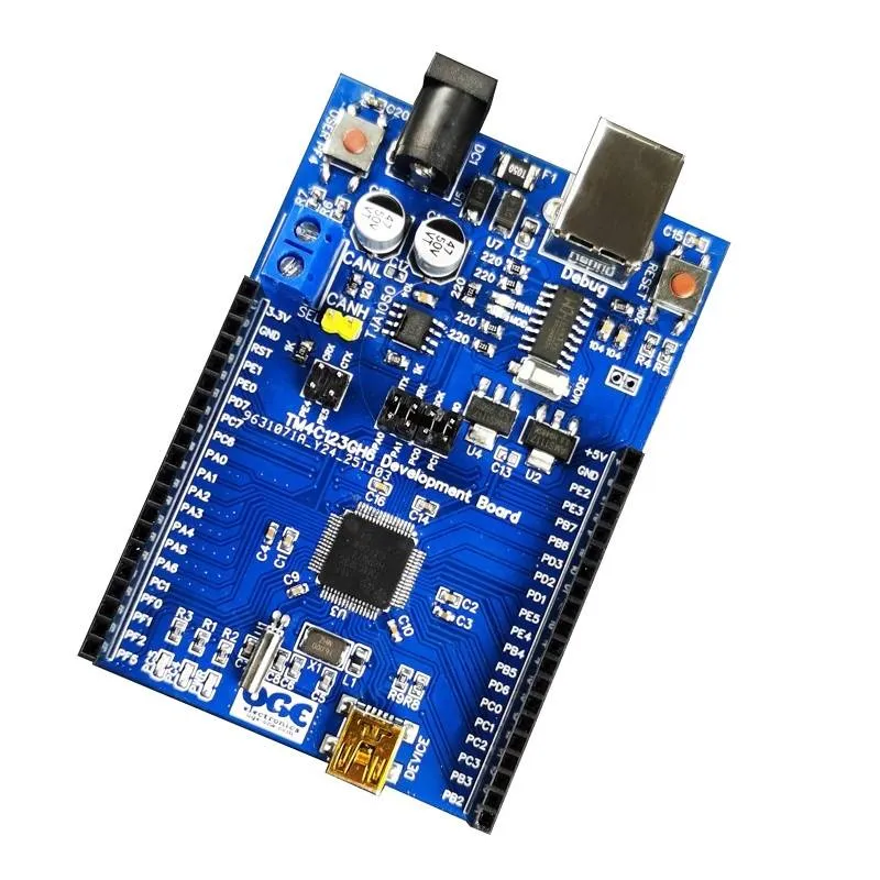 TM4C123GH6 Dev Board with CMSIS-DAP Debugger and CAN Transceiver