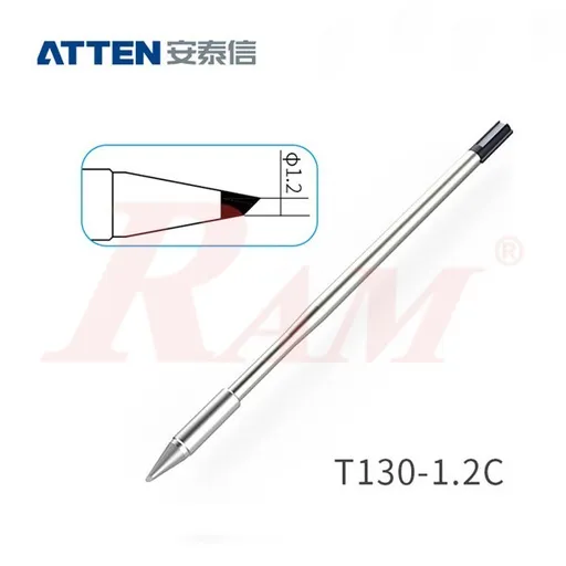 سخان ورأس لحام ATTEN T130-1.2C مدمج 130 واط لمحطة MS-900