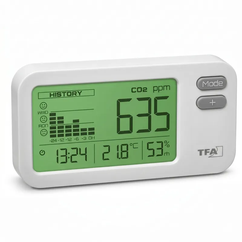 AIRCO2NTROL COACH CO2 Monitor, 0 to 9999 ppm