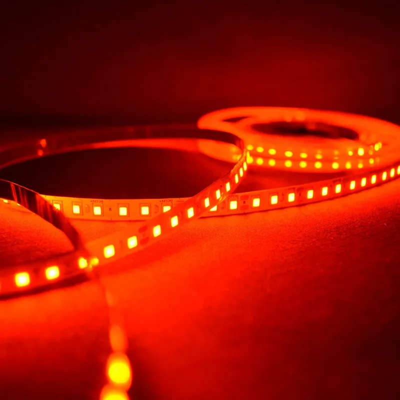 2835 LED Strip Light 240 LEDs 12V 5m Non-Waterproof Red