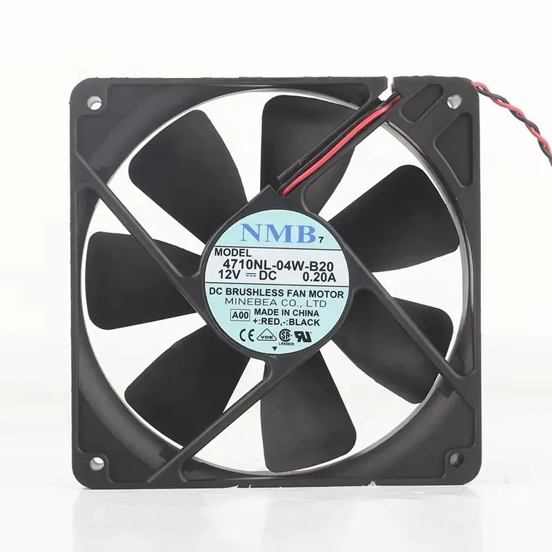مروحة تبريد NMB 4710NL-04W-B20 بجهد 12 فولت وتيار 0.2 أمبير