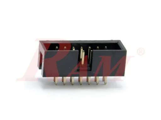 IDC14 Male Polarized Header (FC14) 2x7, PCB Mount