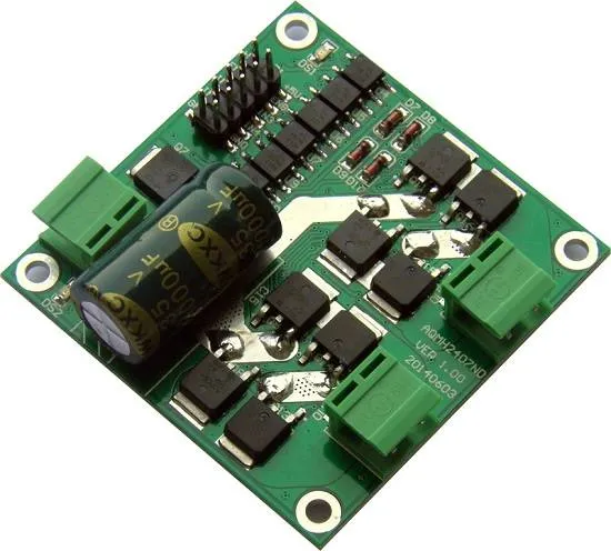 Dual DC Motor Driver Module 7A, H-Bridge with L298-Style Logic, 7-24V